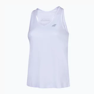 Koszulki sportowe damskie - BABOLAT Top damski BABOLAT Play biały 3WP1071 - grafika 1