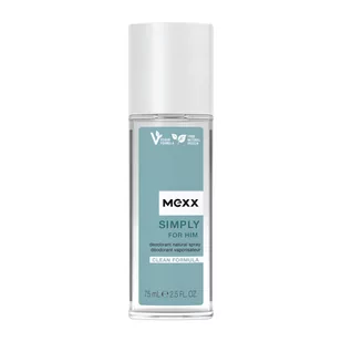 Mexx Simply dezodorant 75 ml dla mężczyzn dla mężczyzn - Dezodoranty i antyperspiranty męskie - miniaturka - grafika 1