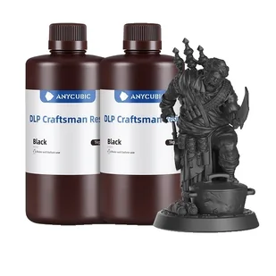 żywica do druku 3D, ekskluzywna formuła, wysoka precyzja, czarna, 2 kg - Filamenty i akcesoria do drukarek 3D - miniaturka - grafika 1