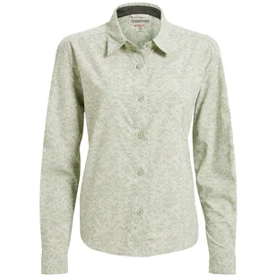 Koszula damska Craghoppers NosiLife Arona Long Sleeved Shirt Rozmiar: M / Kolor: zielony - Koszulki sportowe damskie - miniaturka - grafika 1