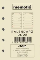 Kalendarze - Wkład kalendarzowy 2026 Memofix A7 Tns - kalendarz - miniaturka - grafika 1