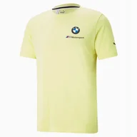 Koszulki męskie - T-shirt koszulka PUMA BMW LOGO TEE kolor fluo M - miniaturka - grafika 1