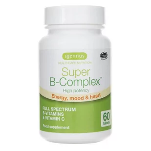 Igennus, Super B-Complex, 60 tabletek - Suplementy naturalne - miniaturka - grafika 1