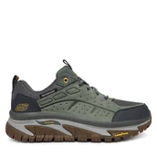 Buty trekkingowe męskie - Trekkingi Skechers Arch Fit Road Walker 237688 GRN Khaki - miniaturka - grafika 1