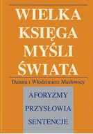 Aforyzmy i sentencje - Wielka księga myśli świata - miniaturka - grafika 1