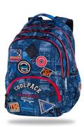 Plecaki szkolne i tornistry - CoolPack Plecak szkolny Bentley 30L, Badges Blue - miniaturka - grafika 1