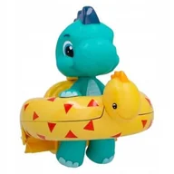 Maty edukacyjne - BLOOPIES FLOATIES Dinos - Dinozaur w Kółku Ratunkowym - Zabawka Wodna - miniaturka - grafika 1