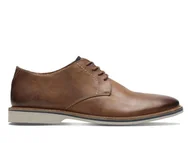 Półbuty męskie - Clarks, Półbuty męskie, Atticus Lace Tan Leather, rozmiar 39 1/2 - miniaturka - grafika 1