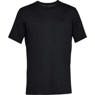 Koszulka męska Under Armour Sportstyle Left Chest SS Black L - Koszulki męskie - miniaturka - grafika 1