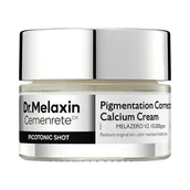 Kosmetyki do pielęgnacji twarzy męskie - DR.MELAXIN CEMENRETE PICOTONIC SHOT PIGMENTATION CORRECTOR CALCIUM CREAM Rozjaśniający krem na przebarwienia 25 g - miniaturka - grafika 1