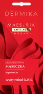 Maseczki do twarzy - Dermika Maestria, luksusowa maseczka naprawcza, czysty retinol 0,25%, 7g - miniaturka - grafika 1