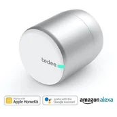 Systemy inteligentnych domów - Tedee Inteligentny zamek srebrny - miniaturka - grafika 1