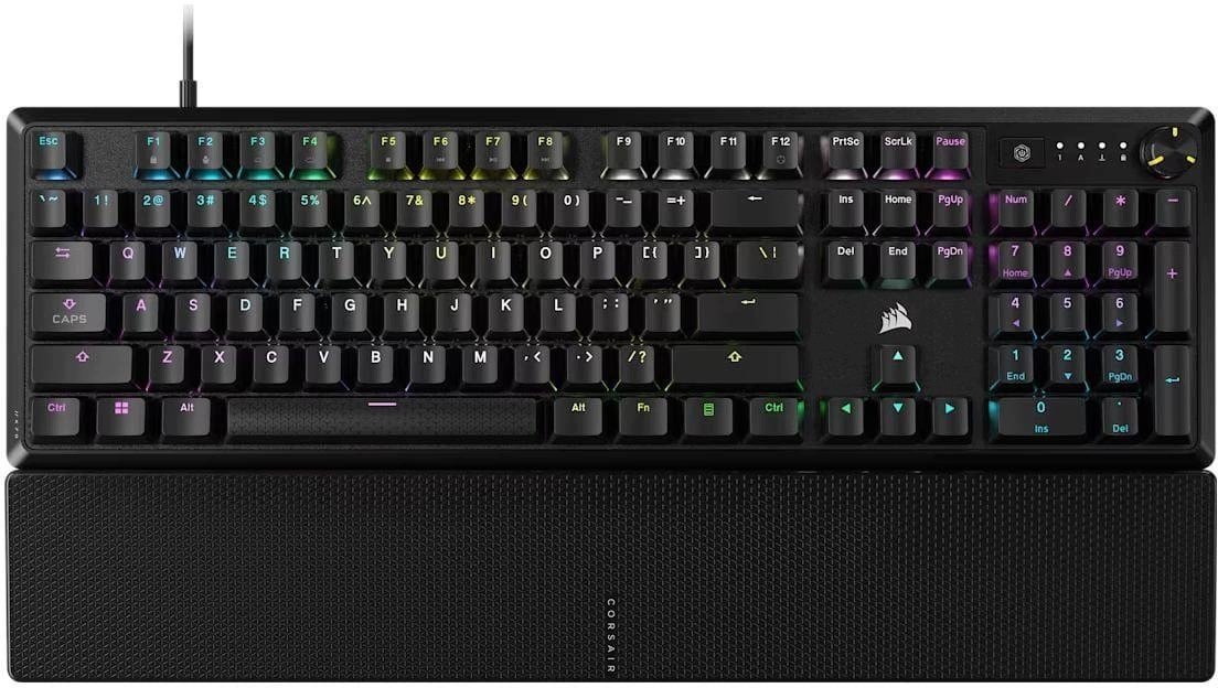 Corsair Gamingowa K70 Core MLX Red przewodowa mechaniczna podświetlana czarna CH-910981E-NA