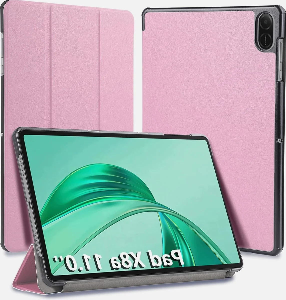 ETUI 11 CALI OBUDOWA POKROWIEC TABLET RÓŻOWY SMUKŁY SKÓRZANY OCHRONNY