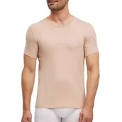 Koszulki męskie - Falke Crew-Neck Undershirt — Camel - miniaturka - grafika 1