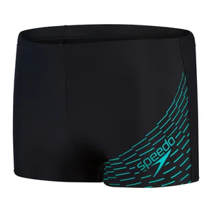 Męskie Bokserki kąpielowe SPEEDO MEDLEY LOGO ASHT AM 8-1135406870 – Czarny - Kąpielówki męskie - miniaturka - grafika 1