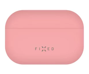 Apple Etui Pokrowiec FIXED Silky pro Airpods Pro FIXSIL-754-PI) Różowe - Akcesoria do słuchawek - miniaturka - grafika 1