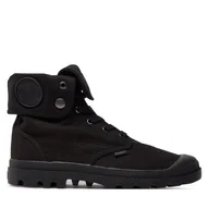 Botki męskie - Trapery Palladium Baggy 02353-060-M Czarny - miniaturka - grafika 1