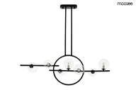 Lampy sufitowe - MOOSEE lampa wisząca ALURE LINE TWIN 90 czarna - miniaturka - grafika 1
