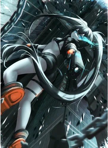 Plakat Black Rock Shooter BRS_068 A2 (custom)