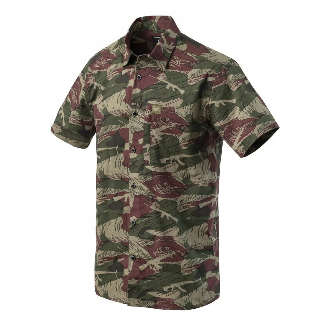 Helikon-Tex Koszula hawajska taktyczna z krótkim rękawem Brushstroke Camo S