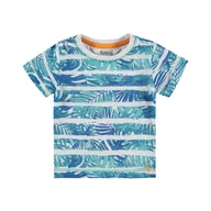 Bluzki damskie - Chłopięca bluzka z krótkim rękawem, wielokolorowy, rozmiar 62 - miniaturka - grafika 1