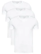 Koszulki męskie - Lacoste Komplet 3 t-shirtów TH3374 Biały Slim Fit - miniaturka - grafika 1