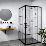 Kabiny prysznicowe - Black Kabina Prysznicowa Dubaj 120X90cm Loft / Indes - miniaturka - grafika 1
