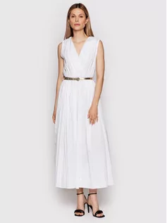 Sukienki - Rinascimento Sukienka letnia CFC0018569002 Biały Regular Fit - grafika 1