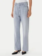 Spodnie damskie - BOSS Jeansy Crossroad 50545119 Szary Boyfriend Fit - miniaturka - grafika 1