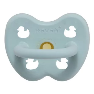 Hevea Baby Blue Kwiatki - 0-3 msc - Anatomiczny Smoczek Kauczukowy - Orthodontic - Niebieski - Hevea 213411 - Smoczki uspokajające - miniaturka - grafika 1