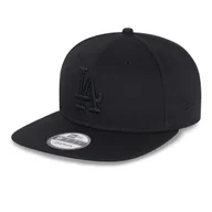 Czapki i chusty sportowe męskie - Czapka z daszkiem New Era 9FIFTY MLB LA Los Angeles Dodgers Black On Black - 60245398-M - L - miniaturka - grafika 1