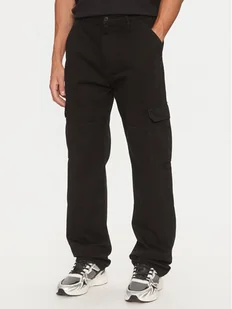 Guess Chinosy M4YB40 WGCV1 Czarny Regular Fit - Spodnie męskie - miniaturka - grafika 1