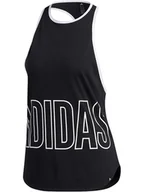 Koszulki sportowe damskie - adidas Top sportowy "Alpha" w kolorze czarnym - miniaturka - grafika 1