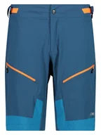 Spodenki męskie - CMP Szorty kolarskie 3in1 w kolorze czarno-niebieskim - miniaturka - grafika 1