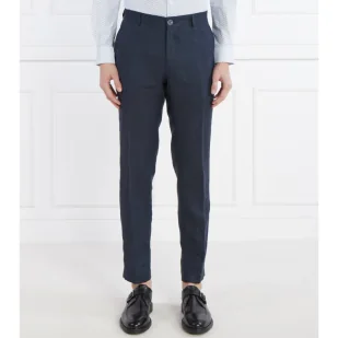 Joop! Lniane spodnie chino JT-18Hank Slim Fit - Spodnie męskie - miniaturka - grafika 1