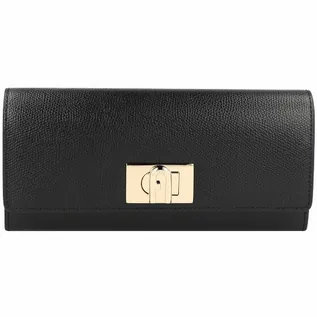 Portfele - Furla Furla 1927 Continental Wallet Leather 19,5 cm nero - grafika 1