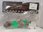 Breloki - Brelok czterolistna Koniczyna 12szt - miniaturka - grafika 1