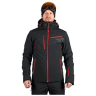 Kurtki męskie - Męska kurtka narciarska Northfinder Bartalan Rozmiar: L / Kolor: czarny/czerwony - miniaturka - grafika 1
