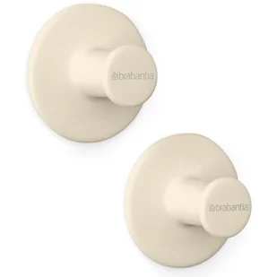 Brabantia 22 37 61 - renew - haczyki na ręcznik 2 sztuki - soft beige kod: 22 37 61 - Wieszaki łazienkowe - miniaturka - grafika 1