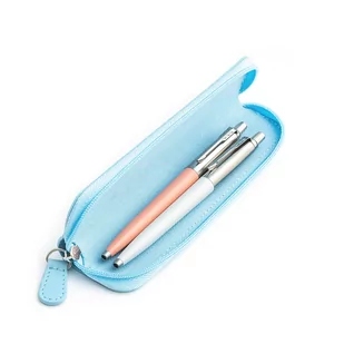 Zestaw prezentowy długopis Parker Jotter Originals Pudrowy Róż i Perłowy z niebieskim etui - Zestawy piśmiennicze - miniaturka - grafika 1