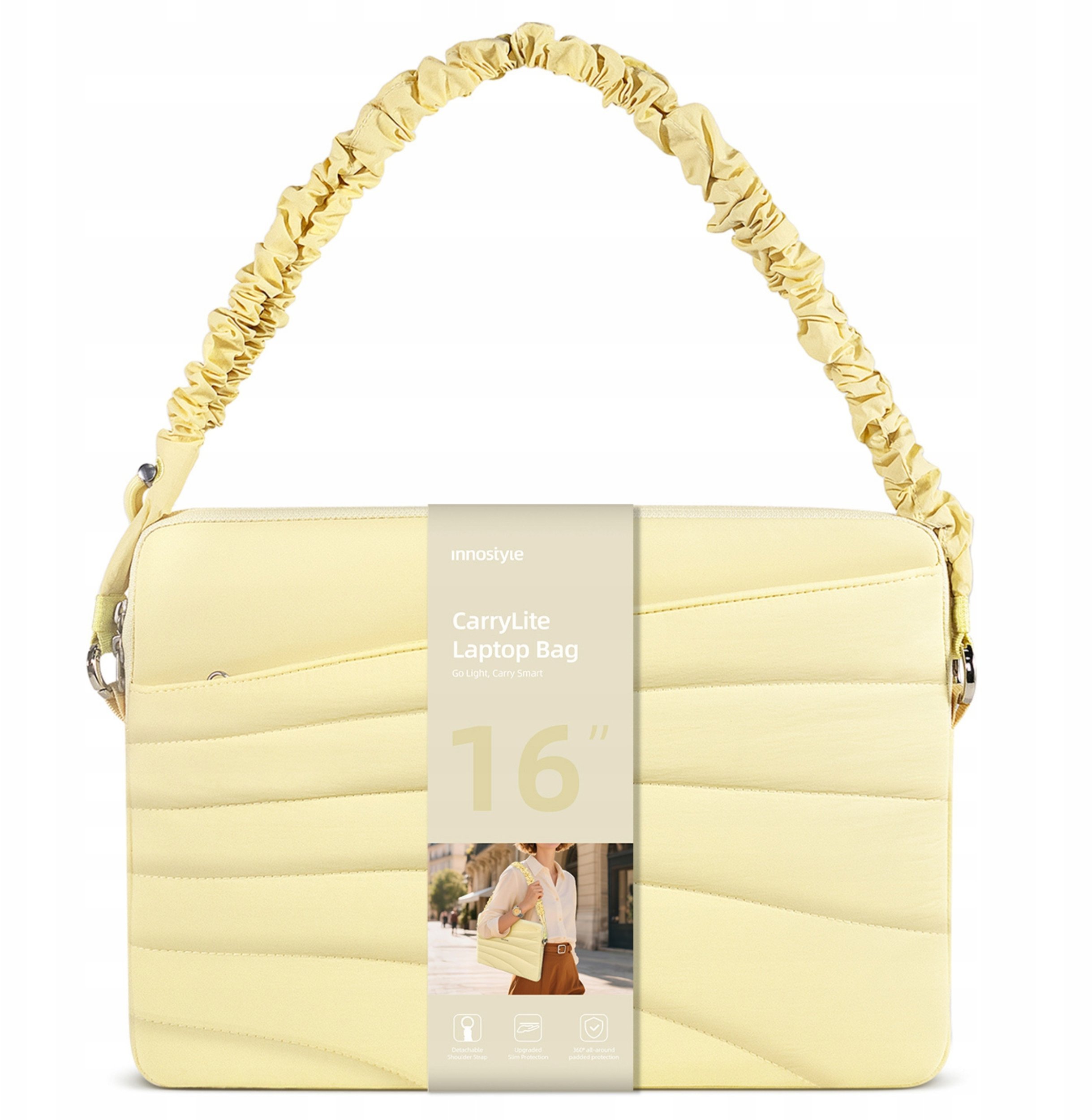 Torba Innostyle INNOSTYLE TORBA NA LAPTOPA 15 6 16 WODOODPORNA CARRYLITE ELASTIC STRAP
