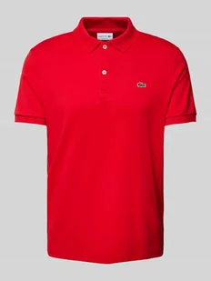 Koszulka polo o kroju regular fit z detalem z logo - Koszulki męskie - miniaturka - grafika 1