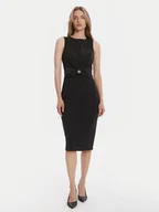Sukienki - Rinascimento Sukienka koktajlowa CFC0125073003 Czarny Slim Fit - miniaturka - grafika 1