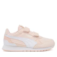 Buty dla dziewczynek - Sneakersy Puma ST Runner v4 NL V PS 399740 03 Écru - miniaturka - grafika 1