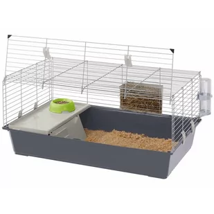 Ferplast Klatka dla królików, Rabbit 100, 95 x 57 46 cm, 57052070 - Klatki dla gryzoni - miniaturka - grafika 1