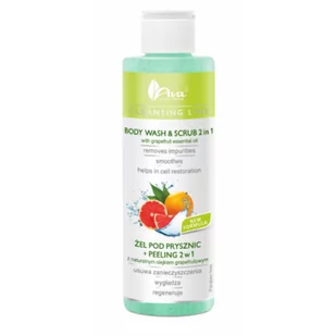 Ava Labolatorium Cleansing Line, żel pod prysznic + peeling 2w1, 200 ml - Mydła - miniaturka - grafika 1
