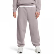 Spodnie sportowe męskie - Męskie spodnie dresowe Under Armour UA Icon Hwt Flc Wash Os Pant - beżowe - UNDER ARMOUR - miniaturka - grafika 1
