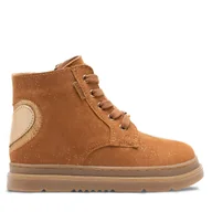 Buty dla dziewczynek - Botki Lasocki Kids SISSI CI12-SISSI-03 Brązowy - miniaturka - grafika 1