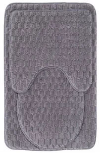 Dywanik Łazienkowy Andora Antypoślizgowy 3 elementy 22235 jasny szary - Dywaniki łazienkowe Dywanik Łazienkowy Andora Antypoślizgowy 3 elementy 22235 jasny szary - Dywaniki łazienkowe - miniaturka - grafika 1